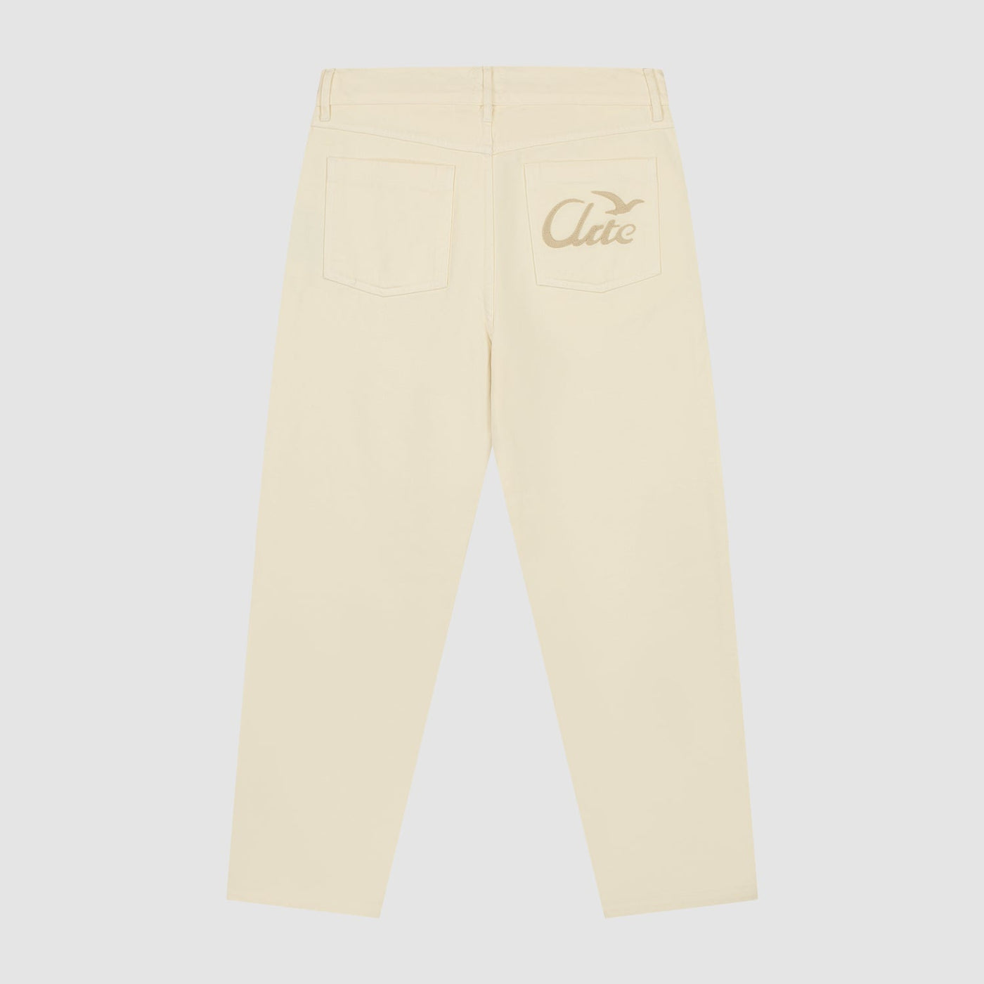 Back Bird Pants - Cream