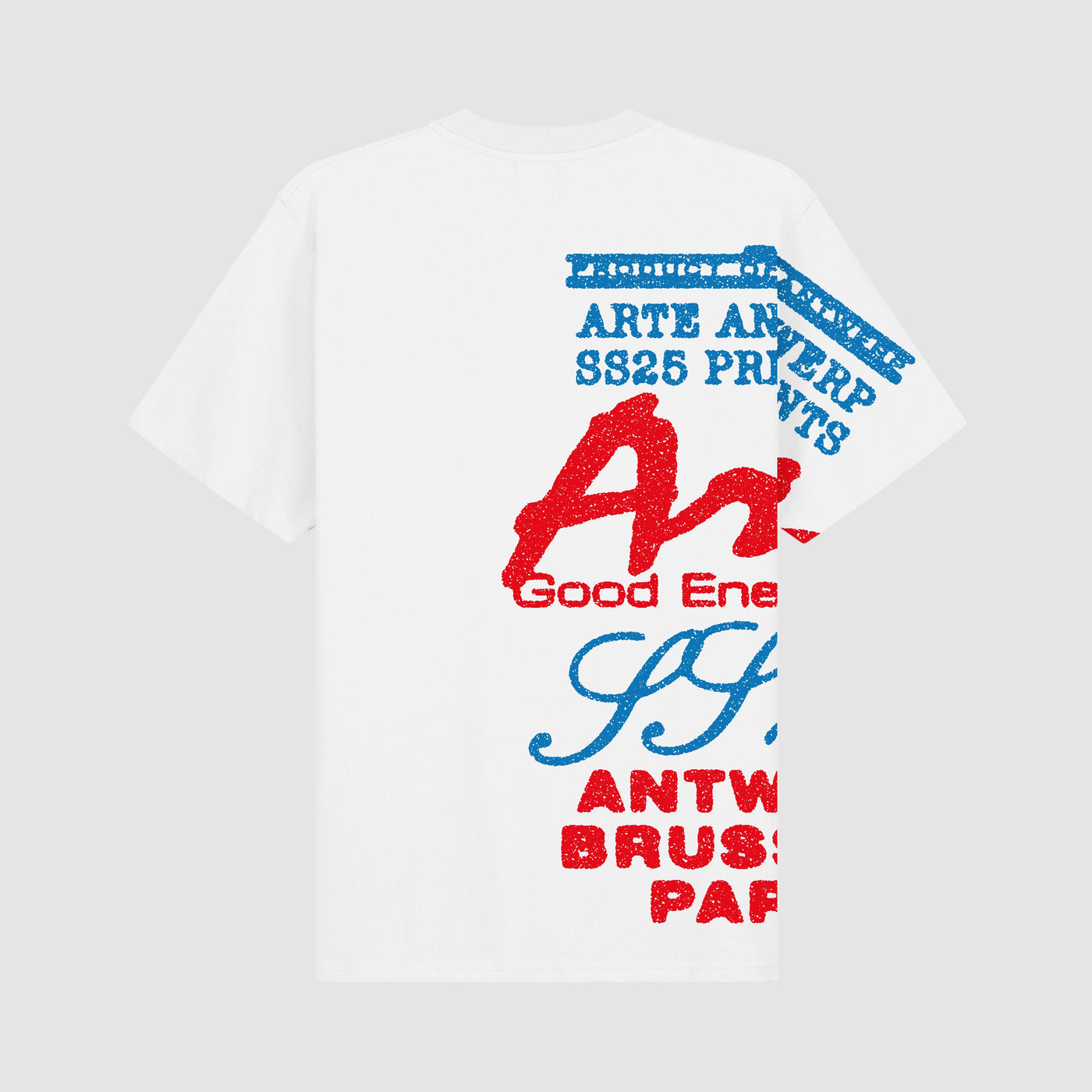 Side Print T-shirt - White