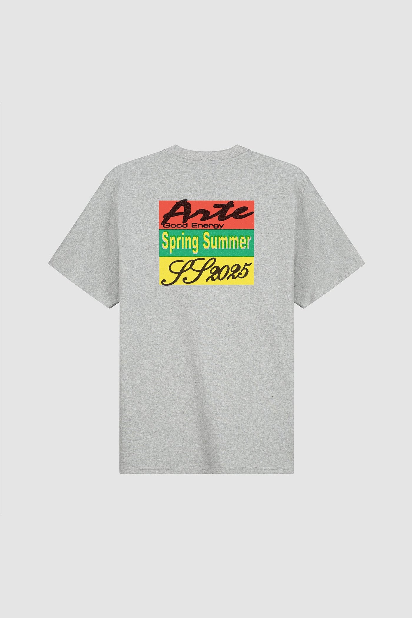 Multicolor Print T-shirt - Grey